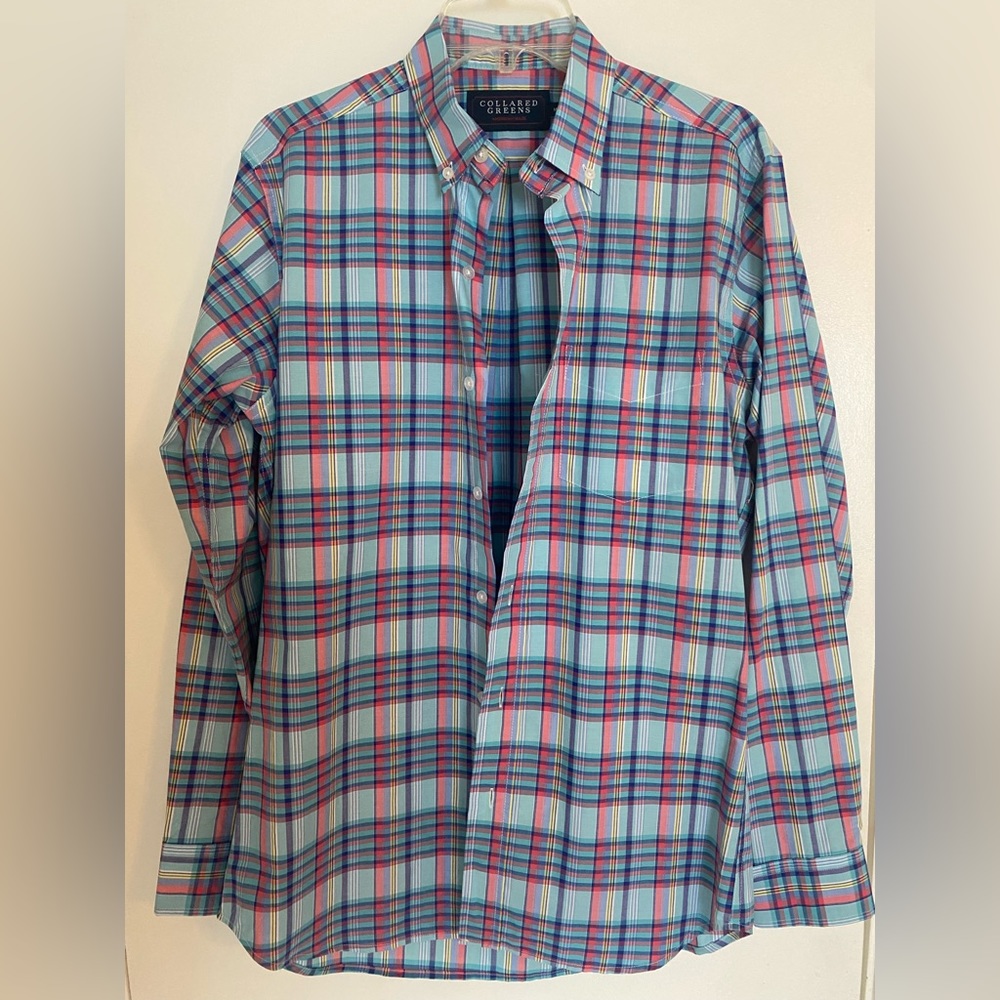 Collared Greens Made in USA shirt Medium New